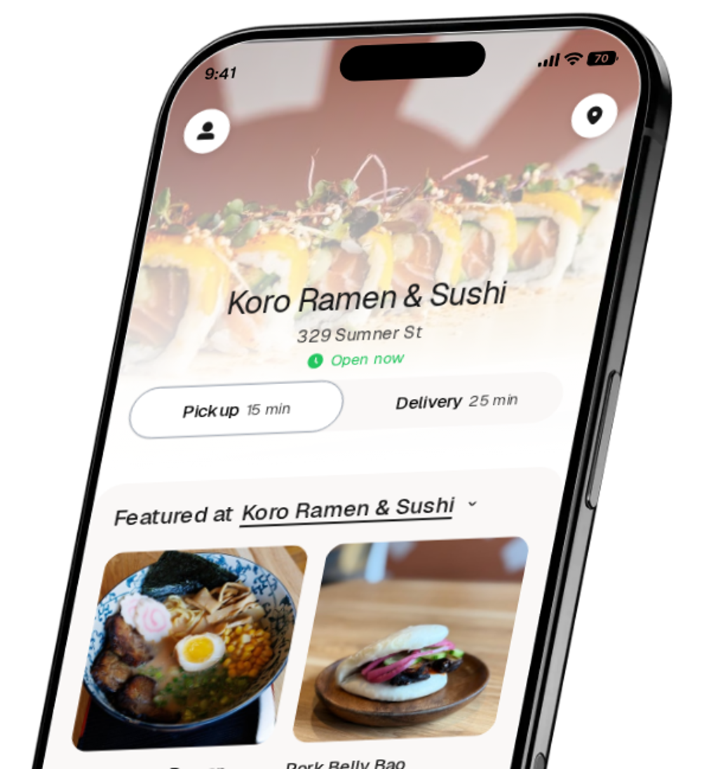 Koro Ramen & Sushi app preview