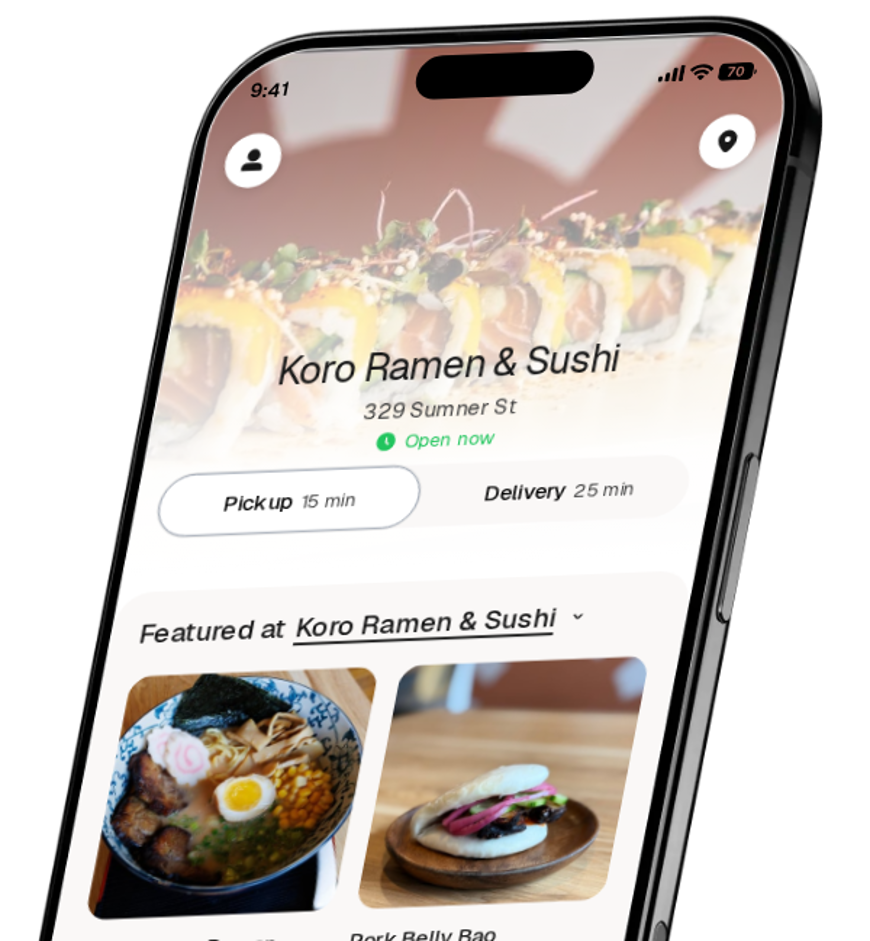 Koro Ramen & Sushi app preview